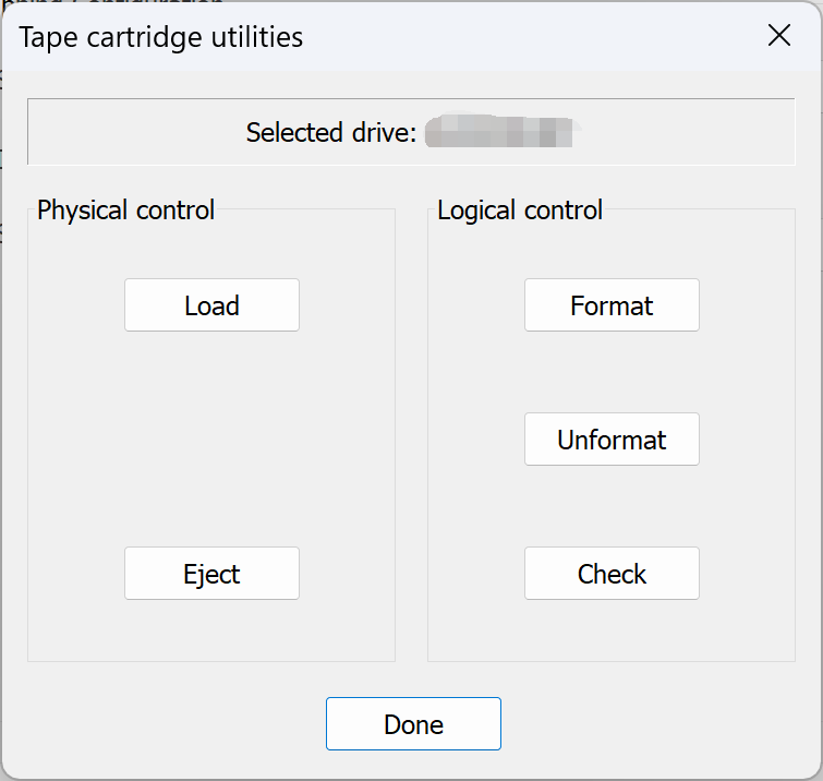 HPE LTFS Configuration Utilities
