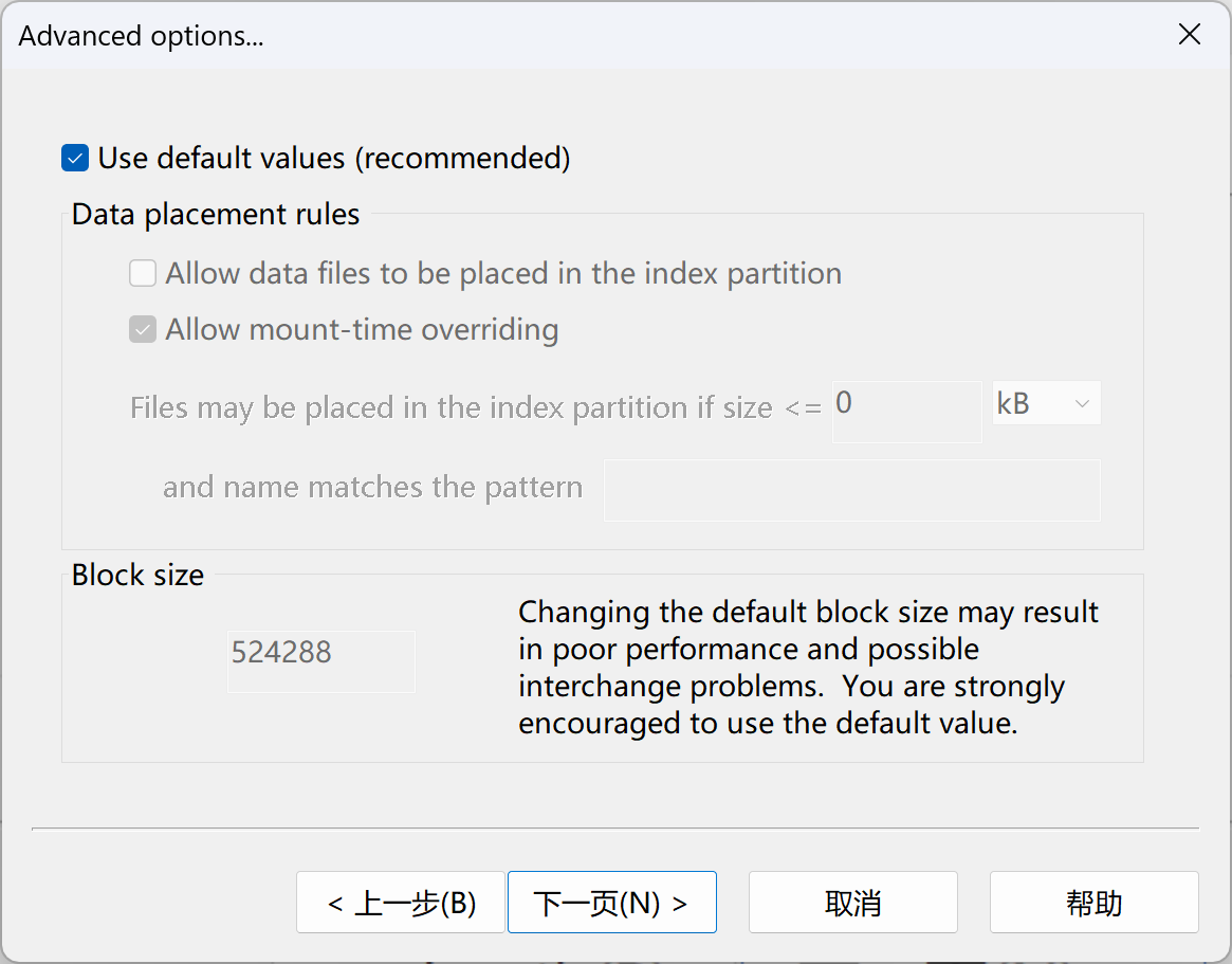 Advanced Settings
